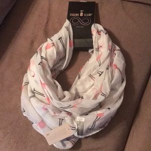 NWT flamingo infinity scarf!
